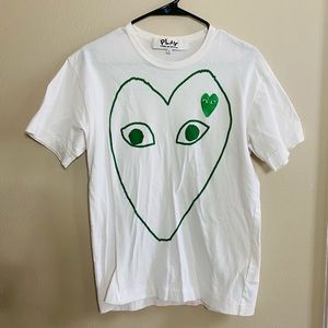 PLAY shirt with embroidered heart